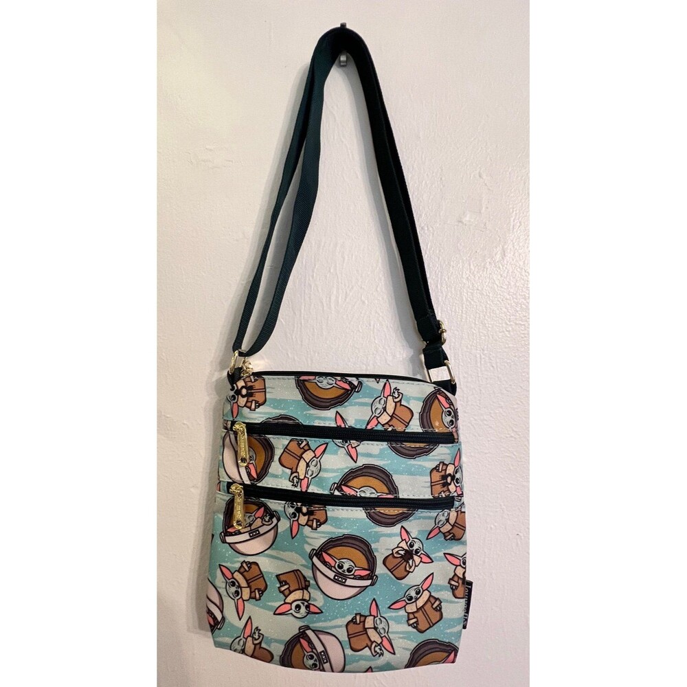 Baby Yoda, Grogu crossbody Loungefly canvas bag